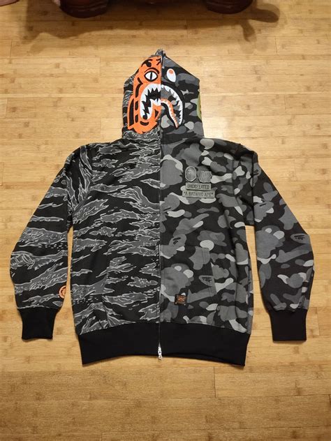 bape x undefeated hoodie.